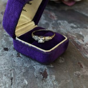 Elegant Edwardian Diamond Engagement Ring (Antique)