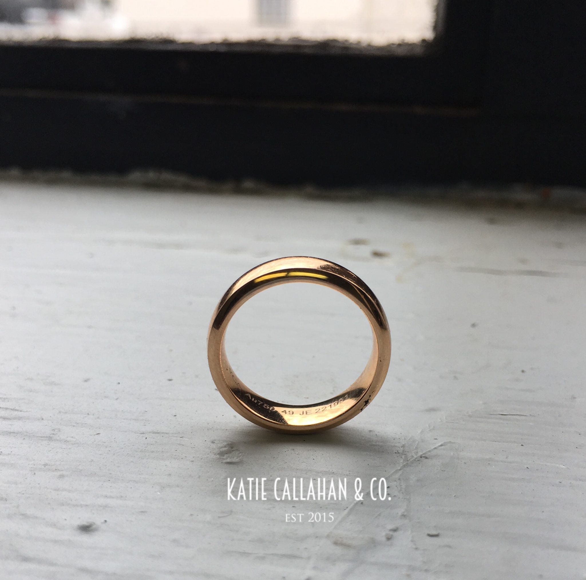 Van Cleef & Arpels 18kt Rose Gold Toujours Wedding Ring