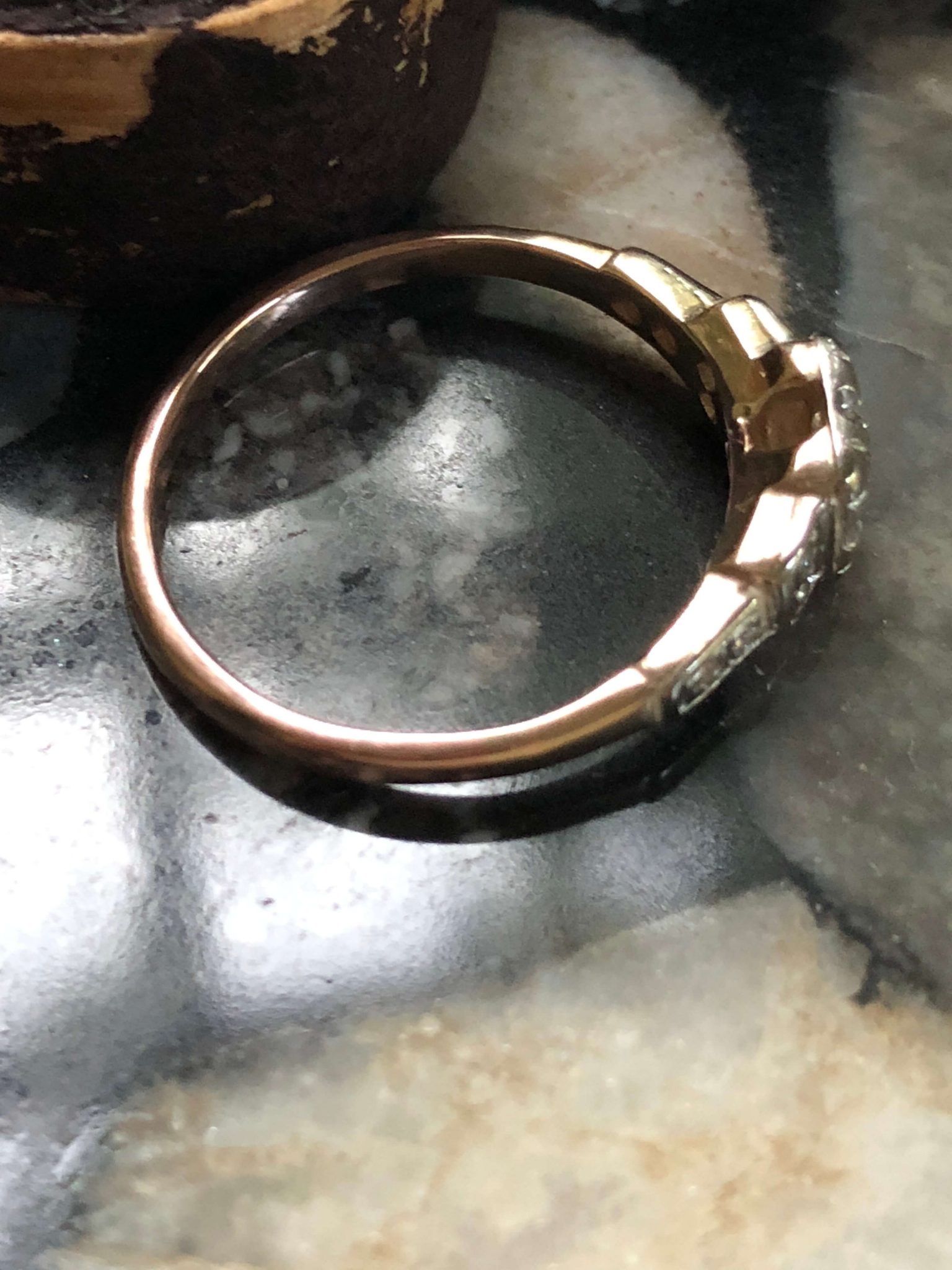 Art Deco Old European Cut Diamond Engagement Ring (Vintage)