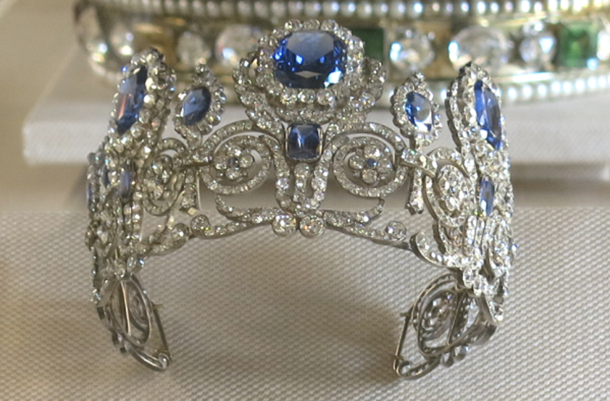 Queen Marie-Amelie's Diamond and Sapphire Tiara.